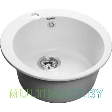 Кухонная мойка GranFest GF-R480 (иней)